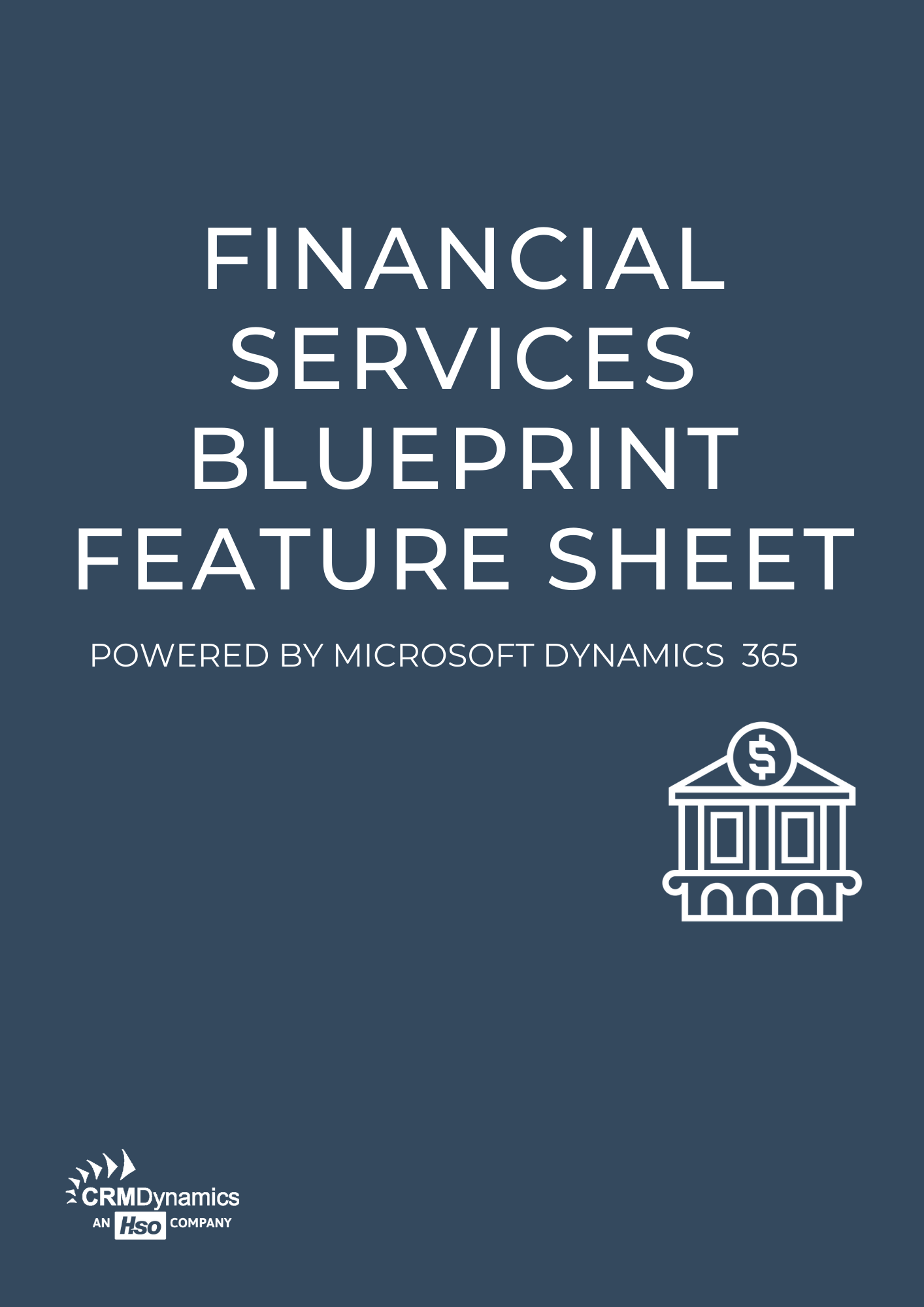 Financial Services Feature Sheet